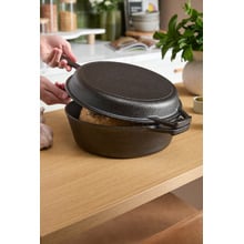 2 Piece Avondale Cast Iron Dutch Oven Skillet Combo Set